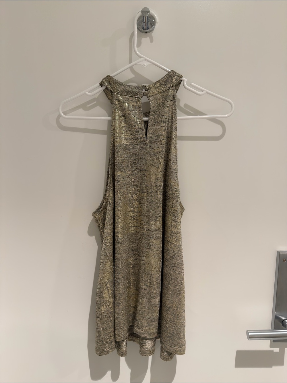 NEW Anthropologie Sleeveless Metallic Top - Picture 2 of 4